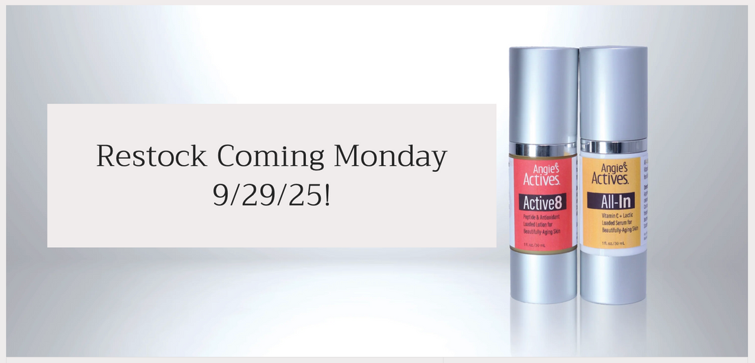 Restock Update: Transparency, Progress, and What’s Next – Angie's Actives